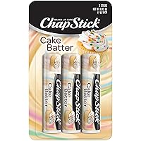 ChapStick Cake Batter Limited Edition Flavored Lip Balm Tubes - 0.15 Oz (Pack of 3)