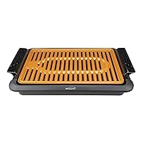 Brentwood Appliances TS642 1,000-Watt Indoor Electric Copper Grill, One Size, Black