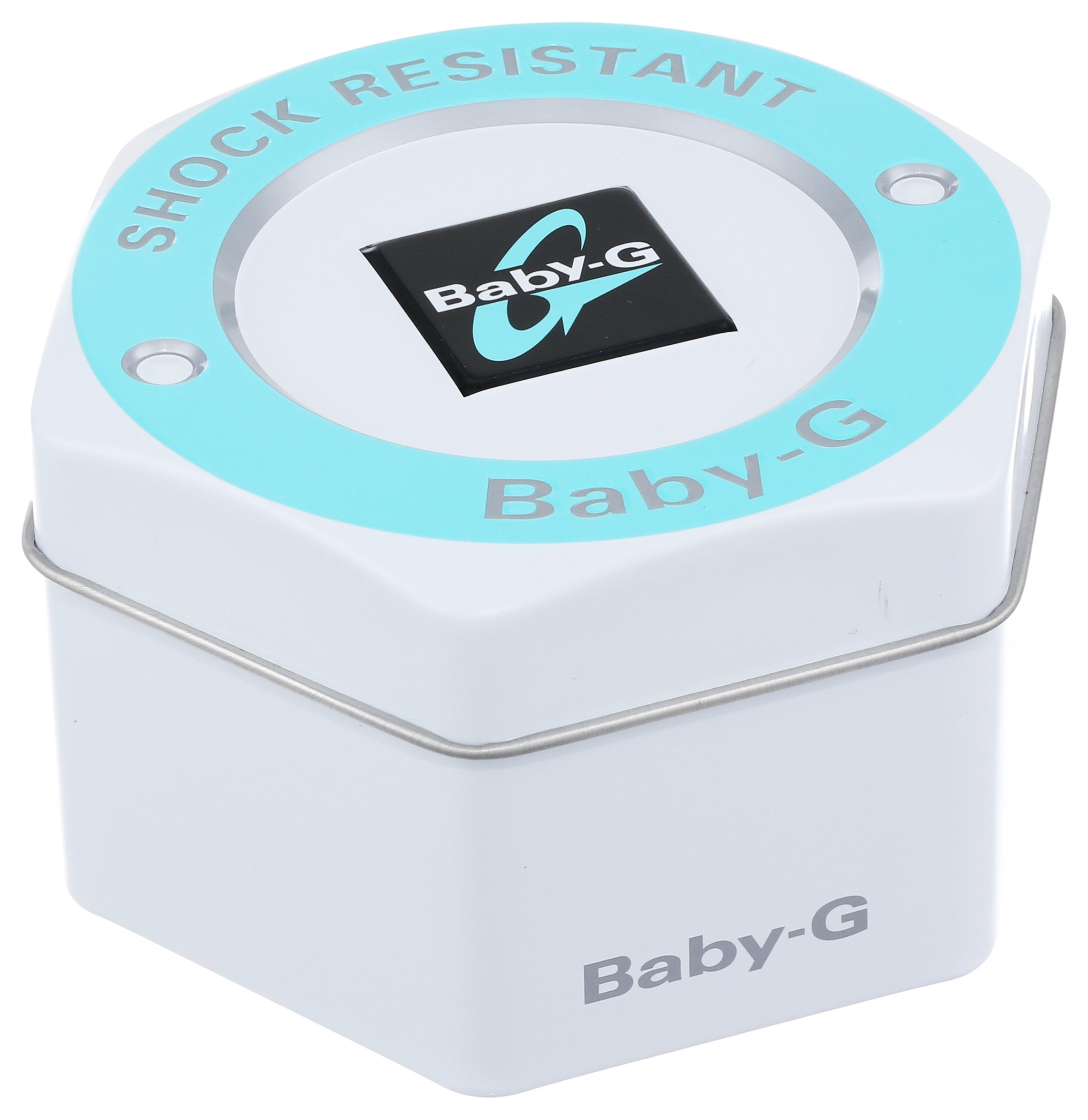 Casio Women's BA-110-1ACR Baby-G Goldtone Analog-Digital Display and Black Resin Strap Watch