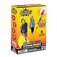 Stomp Rocket Super High-Performance X-Treme Rocket Launcher for Kids - 6 Rockets - Fun Outdoor Toys for Boys & Girls - STEM Foam Blaster Soars Up to 400 Feet - Ages 9 and Up