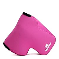 MegaGear ''Ultra Light'' Neoprene Camera Case Bag for Olympus OM-D E-M1 with 12-40mm (Hotpink)