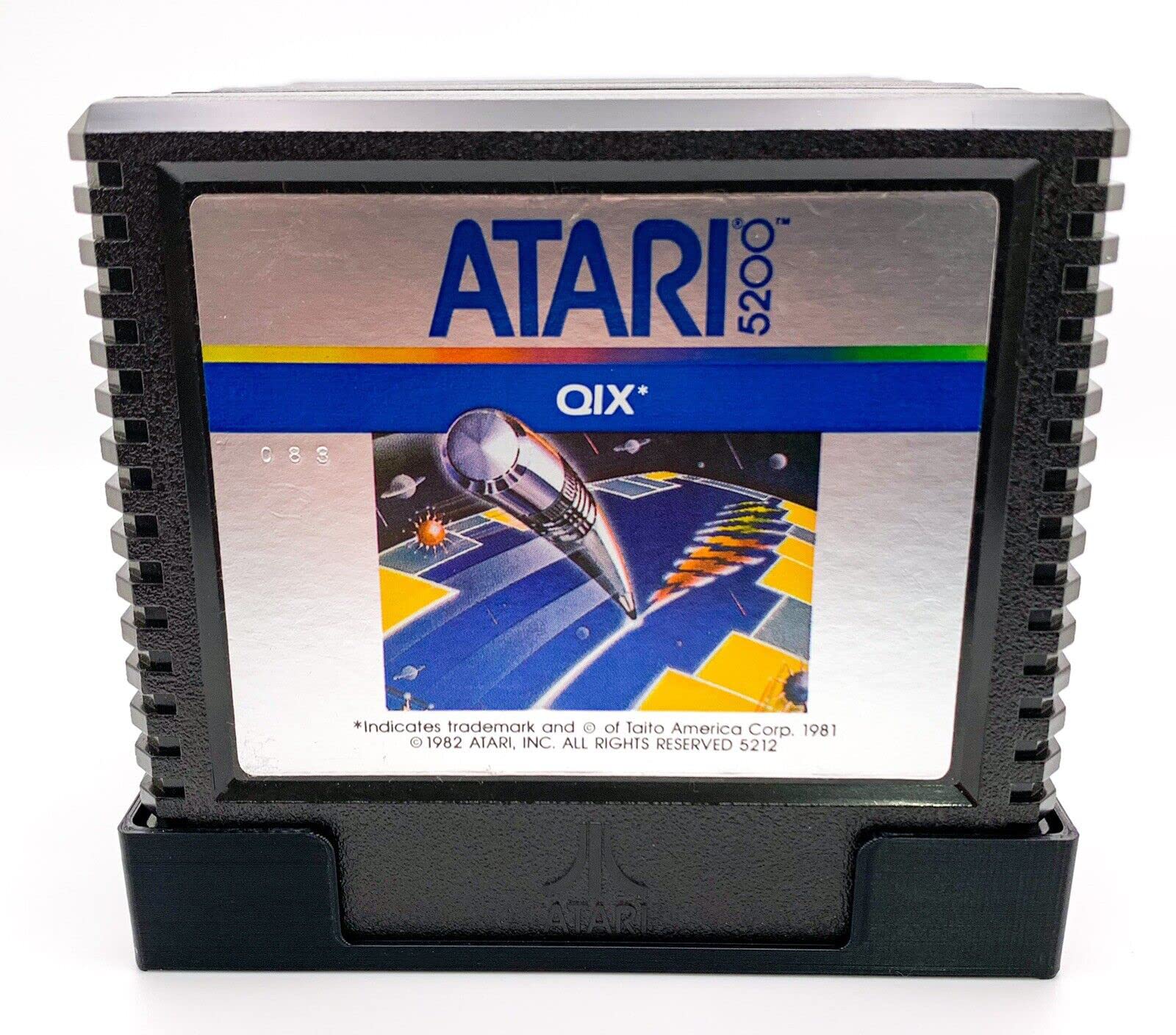 Game Cartridge Holder for Atari 5200 - Tray Holds Up To 6 Games - 5200 Display