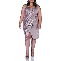 RACHEL Rachel Roy Women's Plus Size Brigette Foil Dress