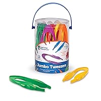 Jumbo Tweezers, Set Of 12, Sorting & Counting, Preschool Science, Homeschool, Toddler Fine Motor Skill Development