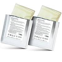 ASA TECHMED Hemostatic Gauze, Wound Dressing for Fast Bleed Control and Natural Healing, Biocompatible and Biodegradable, 2 Pack
