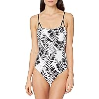 Splendid Women's Standard Lace Up Over The Shoulder One Piece Swimsuit