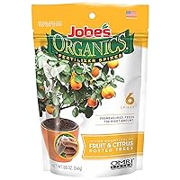 Jobe's, 04226 Fertilizer Spikes, Fruit and Citrus, 6 Count, Slow Release, Apple, Orange, Lemon, Trees