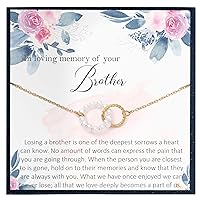 in Loving Memory of Brother Gift for Brother Memorial Gift for Brother Passing Away Gift Memorial Bracelet Sympathy Gifts Memorial Jewelry Loss of Brother Gift Remembrance Bracelet