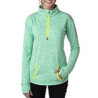 8617 - Ladies' Cosmic Fleece Quarter Zip Pullover