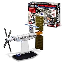 NASA Future Explorers - Gateway Space Station Interactive Model. Build & Learn STEM Education & Interactive Space Exploration for Kids. with Projector, Orion Capsule & Rotating Solar Panel!