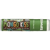 Eco Lips Organic Mongo Kiss Peppermint Lip Balm, USDA Certified Organic, 0.25 Ounce (Pack of 15)