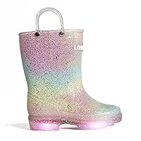 Lone Cone Rubber Glitter Toddler Rain Boots