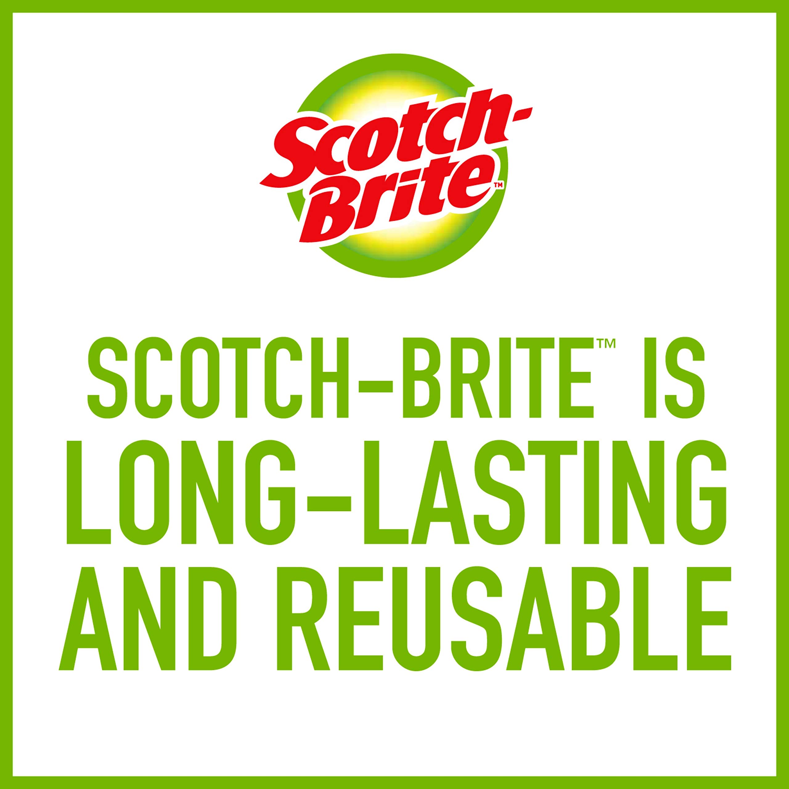 Scotch-Brite Little Handy Scrubber Brush, Small & Versatile Cleaning Tool with Long Lasting Bristles, 6 Scrub Brushes