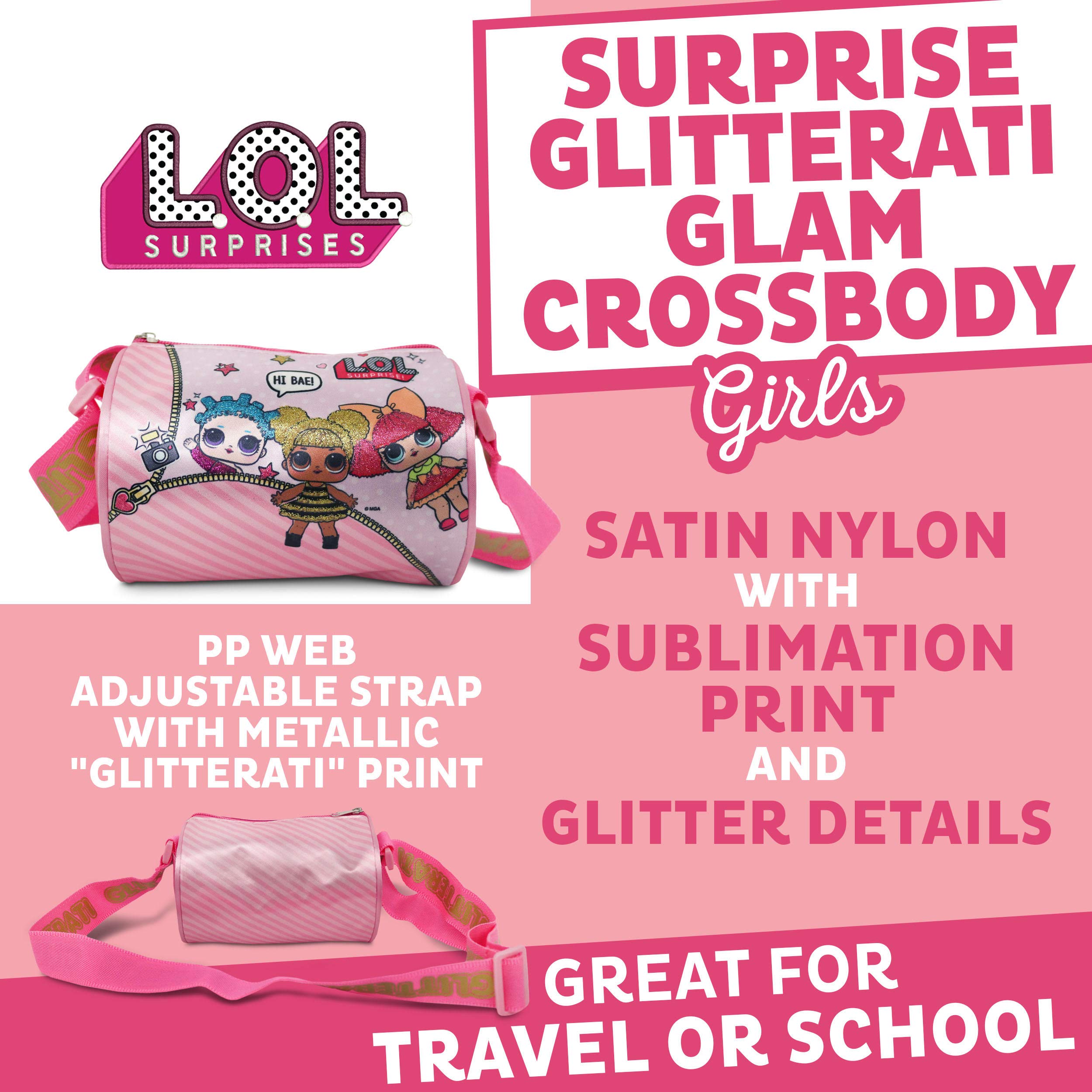 L.O.L. Surprise! Girls Crossbody with Adjustable Strap