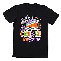 Personalized Halloween Birthday Cruise Crew Shirt, Birthday Halloween Party Cruise Squad 2023, Funny Halloween Family Shirt, Custom 50th Birthday Shirts