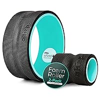 Chirp Wheel+ Foam Roller for Back Pain Chirp Wheel+ Foam Roller, Yoga Back Roller for Pain Relief, Muscle Therapy, and Deep Tissue Massag Relief, Muscle Therapy, and Deep Tissue Massage 4 and 10 Inch
