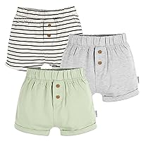 Gerber Unisex-Baby 3-Pack Knit Shorts