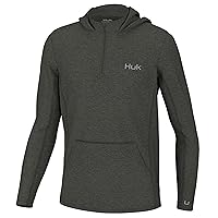 HUK Boys' Coldfront Hoodie, Performance Fishing Sweatshirt for Youth