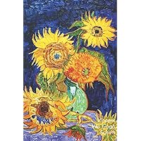 Vincent van Gogh Schrift: Vaas met Vijf Zonnebloemen | Artistiek Dagboek voor Aantekeningen | Stijlvol Notitieboek | Ideaal Voor School, Studie, Recepten of Wachtwoorden (Dutch Edition)