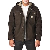 Carhartt Men's Bartlett Jacket (Regular and Big & Tall Sizes), Dark Brown, Medium
