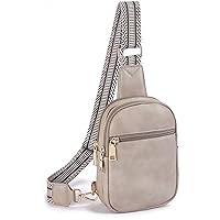 Small Sling Bag for Women Vegan Leather Fashionable Fanny Pack Crossbody Bags for Women Chest Bag for Travel