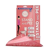 PINDIA Stand and Pee Portable Female Urination Device | Recyclable Disposable Urinal Funnel | Travel, Camping, Hiking and Outdoor Activities |Compact Stand and Pee Funnel for Women,Girls(100 Funnels)