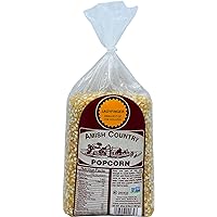 Amish Country Popcorn | 2 Lb Ladyfinger Kernels | Old Fashioned, Non-GMO and Gluten Free (2lb Bag)