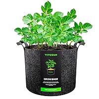 VIVOSUN 1 Pack 50 Gallon Grow Bag, Fabric Pot with Handles for Growing Vegtables and Plants