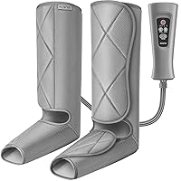 RENPHO Leg Massager with Compression for Circulation Pain Relief FSA HSA Eligible, Air Compression Calf Foot Massager, Reduce Swelling,Muscles Relaxation Helpful for Vericose Veins