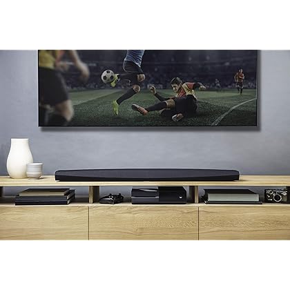 Denon DHT-S716H Home Theater Soundbar | TrueHD Surround Sound | Bluetooth, HEOS & Amazon Alexa Compatible | Quick Setup - All Cables Included | Black