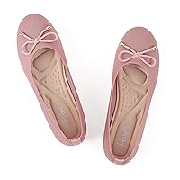 Women’s Ballet Flat Shoes Knit Dress Shoes Round Toe Slip On Ballerina Walking Flats Shoes for Woman Comfort Soft