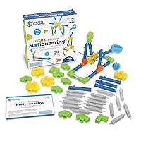 Learning Resources STEM Explorers Motioneering - 56 Pieces, Ages 5+STEM Toys for Kids, Brain Teaser Toys and Games, Kindergarten Games