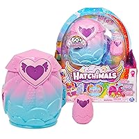 Hatchimals CollEGGtibles, Rainbow-Cation Family Hatchy Home Playset with 3  Characters & up to 3 Surprise Babies (Style May Vary), Kids Toys for Girls