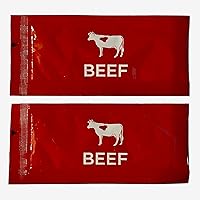 Savory Choice Reduced Sodium Beef Broth Concentrate, 20 Stick Pack (9.6g Each) Bundle with Habanerofire Pan and Skillet Scraper