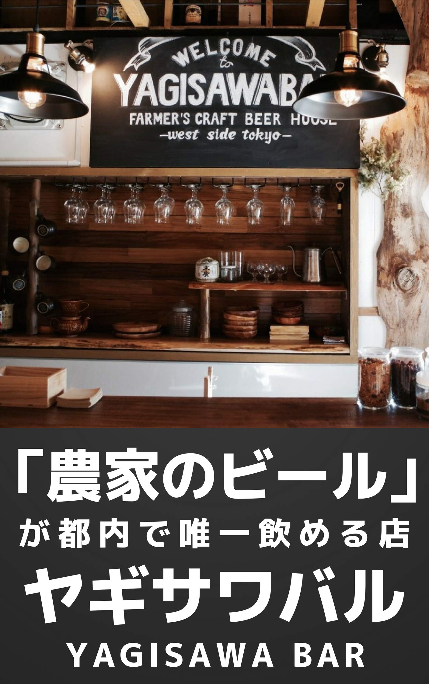 A Farmhouse Craft Beer Can Drink Only in Tokyo YAGISAWA BAR (Japanese Edition)