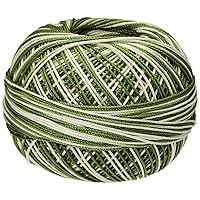 Handy Hands Lizbeth Egyptian Cotton Crochet, Tatting, Knitting Thread Lace Size 10 (25 Grams 122 Yards) – HH10144, Leaf Swirl