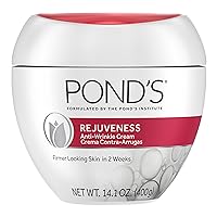 Pond's Anti-Wrinkle Face Cream Anti-Aging Face Moisturizer With Alpha Hydroxy Acid and Collagen 14.1 oz
