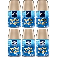 Glade Automatic Spray Refill, Air Freshener for Home and Bathroom, Starlight & Snowflakes, 6.2 Oz (Pack of 6)