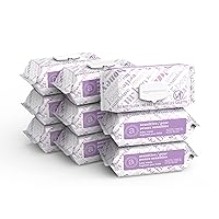 Amazon Elements Baby Wipes, Sensitive, White 810 Count, 90 Count (Pack of 9)
