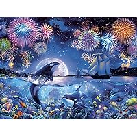 Buffalo Games - The Dramatic Night - 1000 Piece Jigsaw Puzzle Multicolor, 26.75