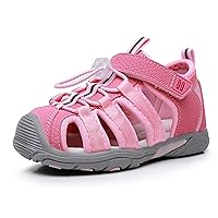 Boys Girls Sandals Close Toe Outdoor Soft Sole Summer Sandals (Toddler/Little Kid)