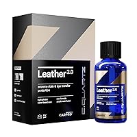 CQUARTZ Leather 2.0 - Kit - Hydrophobic & Oil Phobic, Safe on All Car Leather, Resistance to UV, Denim Dye Coloring, Abrasion and Stains (50ml Kit)