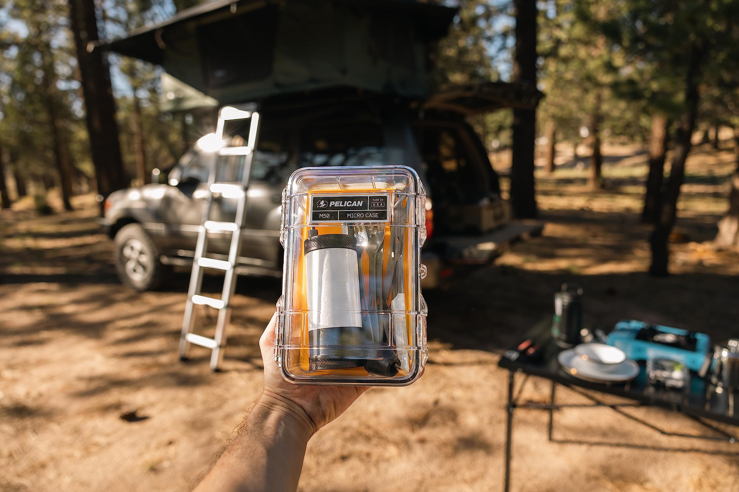 Pelican M60 Micro Case (Yellow/Clear)