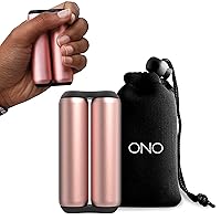 ONO Roller - Handheld Fidget Toy for Adults | Help Relieve Stress, Anxiety, Tension | Promotes Focus, Clarity | Compact, Portable Design (Full Size/Aluminum, Rose Gold)