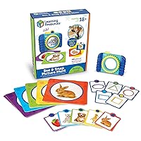 Learning Resources See & Snap Snapshot Scavenger Hunt Matching Game, Gross Motor Skills Toddler Toy, 46 Pieces, Outdoor Toys for Toddlers, 18 Months +