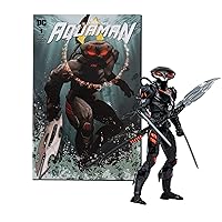 McFarlane Toys - DC Direct Page Punchers - Black Manta 7in Action Figure with Aquaman Comic