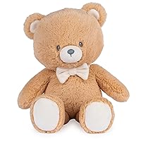 GUND Baby Sustainable Teddy Bear Plush, Stuffed Animal Made from Recycled Materials, Spring Decor, Easter Gift for Babies and Newborns, Brown/Cream, 13”