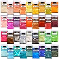 Mica Powder for Epoxy Resin – Pigment Powder for Nails – Epoxy Resin Color Pigment – Soap Making Dye – Mica Pigment Powder 36 Colors Set
