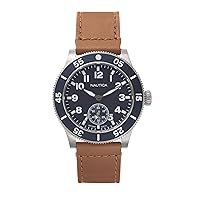 Nautica Men's NAPHST001 Houston Analog Display Quartz Blue Watch