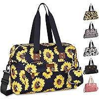 Diaper Bag Tote - Diaper Baby Bags with Pacifier Case, Shoulder Straps, Stroller Clips, Waterproof Large Mommy Bag Maternity Bag Travel Baby Bag for Mom and Dad, Sunflower